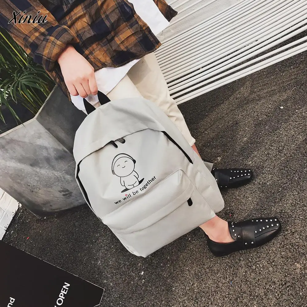 

xiniu Fashion Neutral Backpack Bag Shoulder Nylon School Girls Boy Rucksacks bags for women 2017 mochila mujer