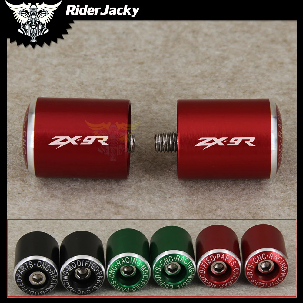 

CNC Motorcycle Handlebar Ends Grips Slider For KAWASAKI NINJA ZX-9R ZX9R ZX 9R 1998-2003 2000 2001 2002 Motorbike Handler Bar