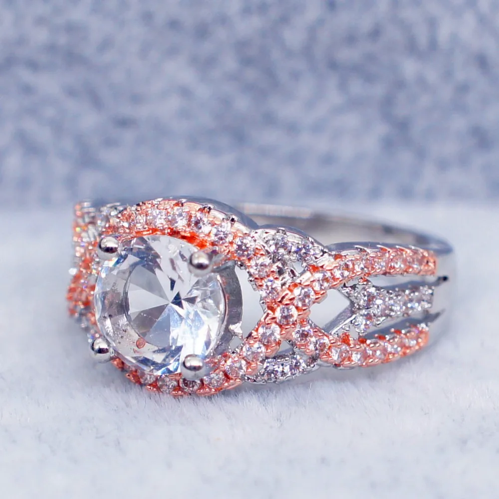 Дешевые женские маленькие кольца бесконечности с кристаллами и белым цирконием, кольцо с камнем для женщин и девушек, 925 серебро, свадебные ювелирные изделия, кольцо для помолвки