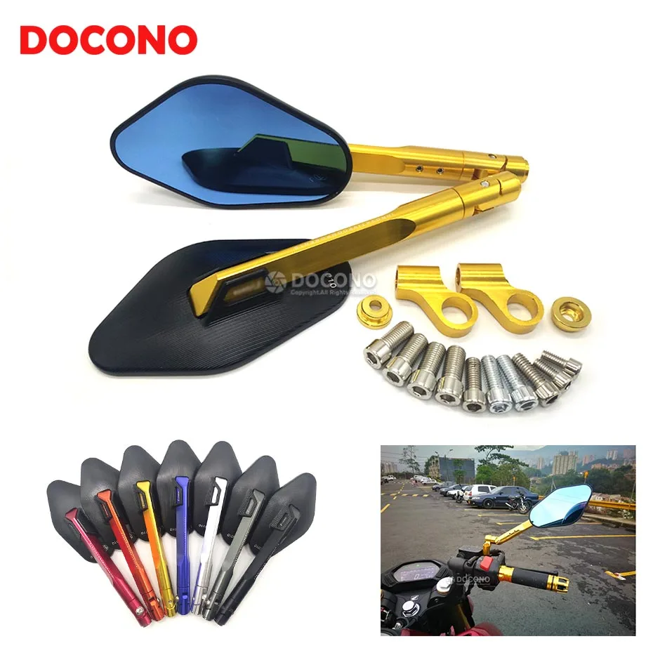 

Universal Motorcycle Modified CNC Rearview Mirror For suzuki v-strom 650 sv 650 inazuma 250 gladius 650 gladius 400 ktm duke