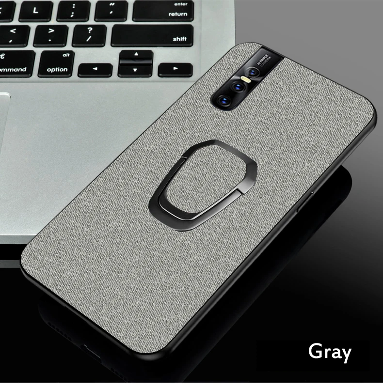 vivo v15 pro Case Magnetic Car Holder Ring CBumper Back Cover cases For vivo v15