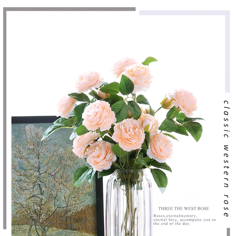 Xuanxiaotong 5 шт. искусственные синие пионы цветы для свадьбы украшения домашнего стола аксессуары поддельные пионы цветы дропшиппинг