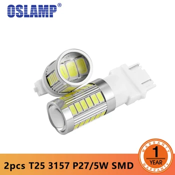 

Oslamp 2PCS T25 3175 LED Car Lights P27/5W Brake Lights auto Reverse Lamp Car-styling t10 Series led Light Bulbs for Cars