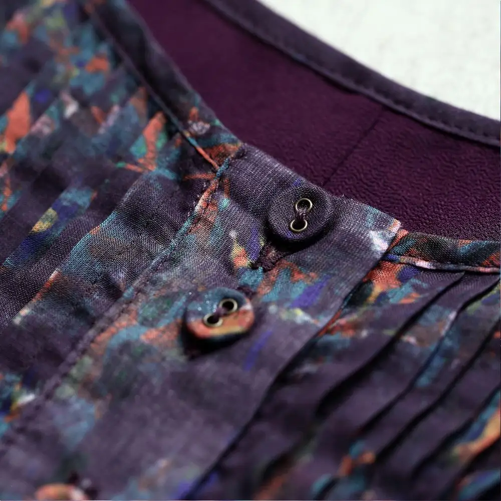 Artka женская весна новый Boho стиль Ethinic печатных квадратный воротник рукавов