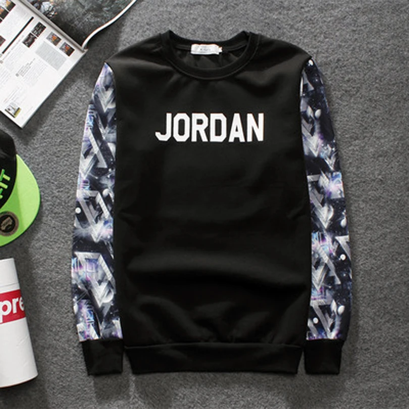 Jordan Sweatshirt Men 3D Printed Mens Streetwear Hoodies Hip Hop Fashion Men Women Sweatshirt Round Neck