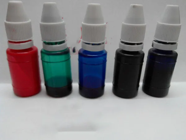 

1pc 10ml Refill Ink 12 Color Inking Flash Rubber Stamp Gift Photosensitive Flash Stamping Machine Kit Selfinking Make Seal