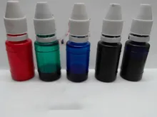 1pc 10ml Refill Ink 12 Color Inking Flash Rubber Stamp Gift Photosensitive Flash Stamping Machine Kit Selfinking Make Seal