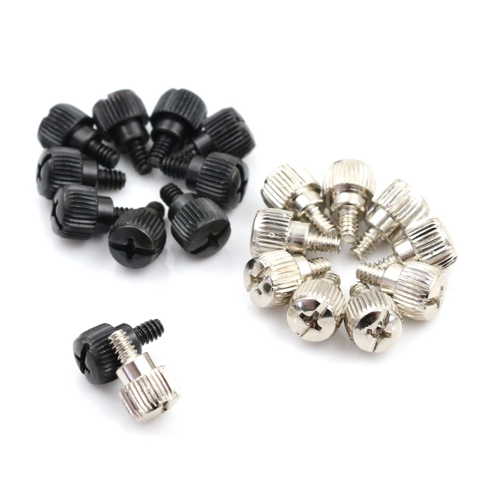 

black or nickel computer case screw hand tighten thumb screw 10pcs