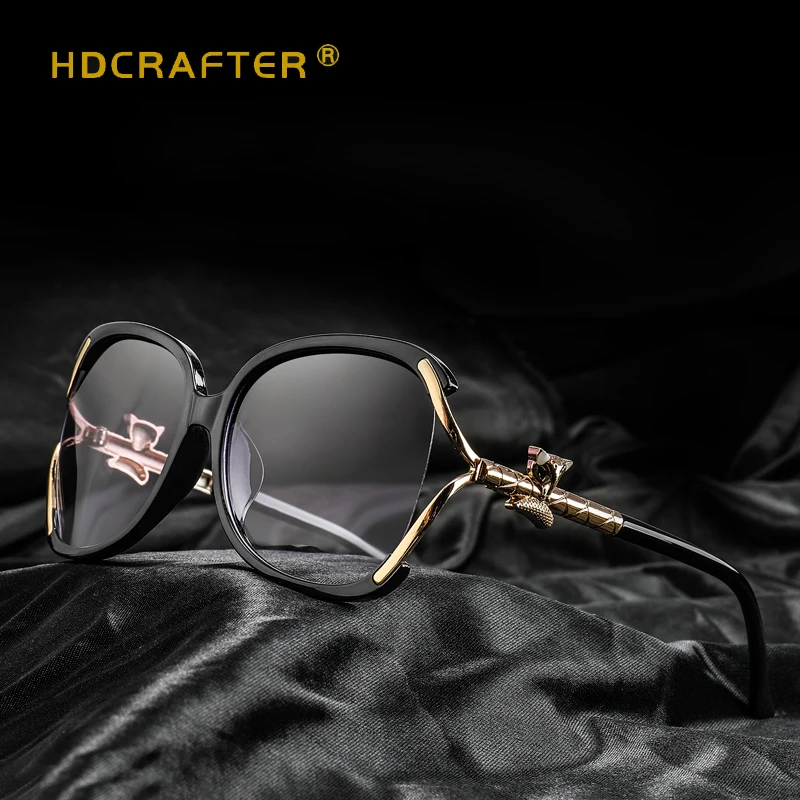 

HDCRAFTER Luxury Sunglasses Women Fashion Brand Design Sunglasses Ladies Retro Vintage Brand Sun Glasses Butterfly Gafas