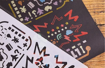 

12 pcs Stencil Flower Numbers Angels Mix Syle Die Cut for DIY Scrapbooking Photo Album Card Art Embossing Decorative Craft