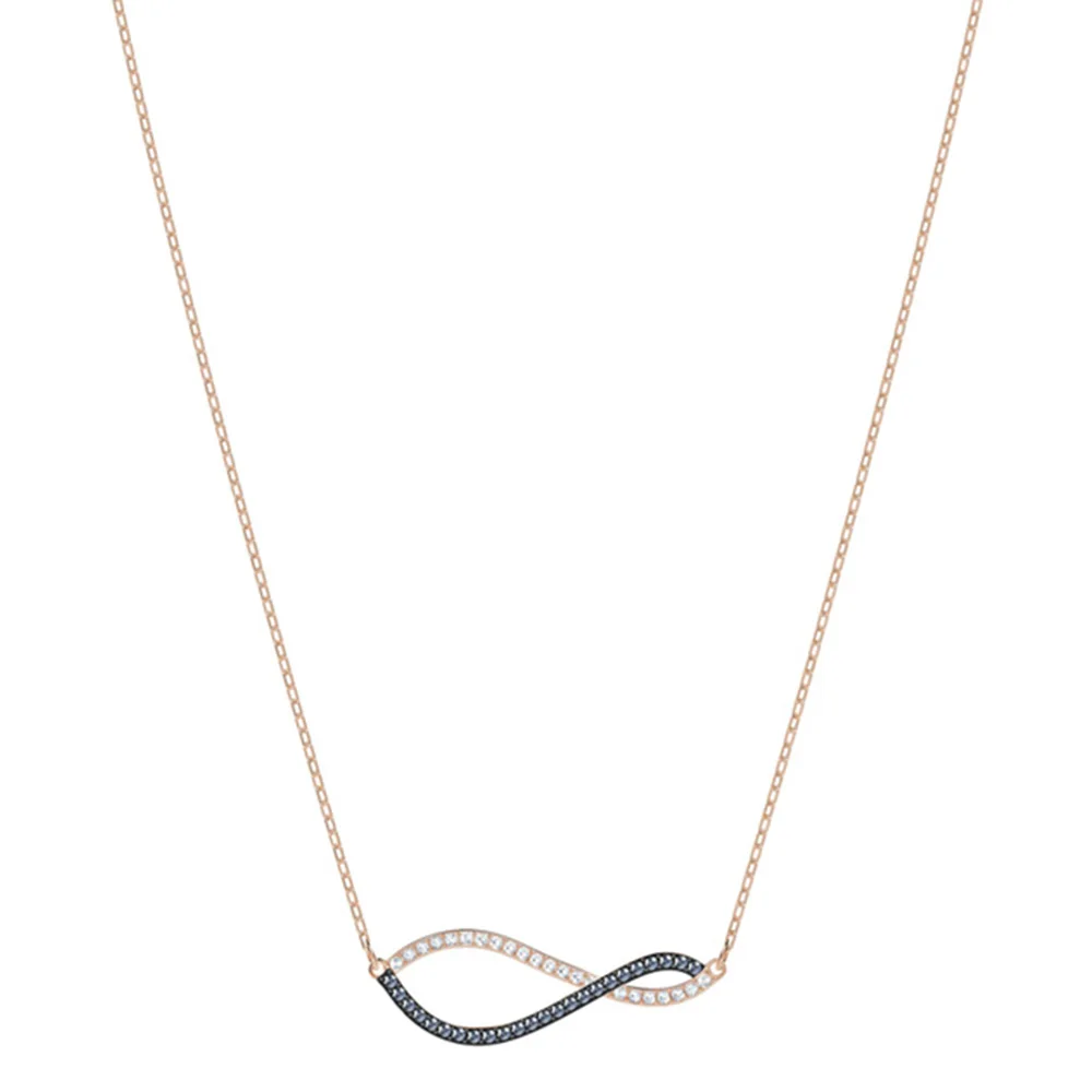 

SWA RO 19 Years New LEMON Blue Mix Short Clavicle Necklace Elegant Necklace Send Girlfriend Gifts Wild Jewelry 5384366