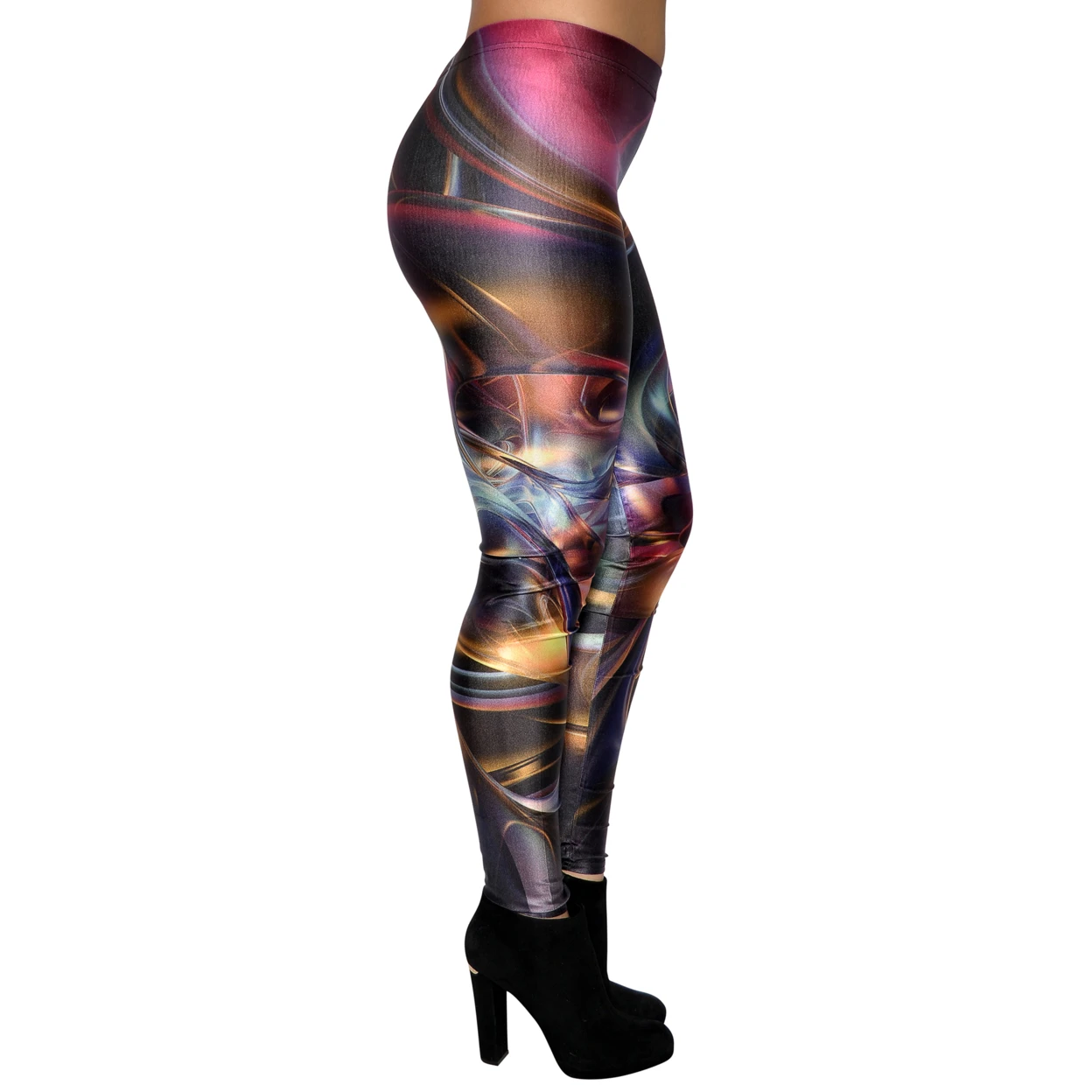 Women's Digital Future Art Leggings Large (1)
