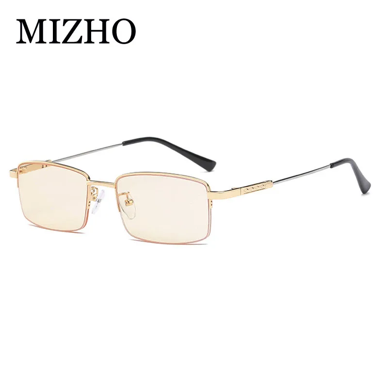 MIZHO Computer Glasses clear Anti radiation Men Rays Radiation Gamin Eyewear Rectangular Business Anti Blue Light Glasses Man