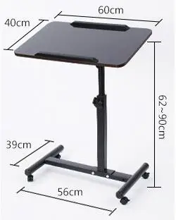 Movable Computer Desk Adjustable Laptop Desk Lazy Desk Bedside Lifting Table For Bed Sofa