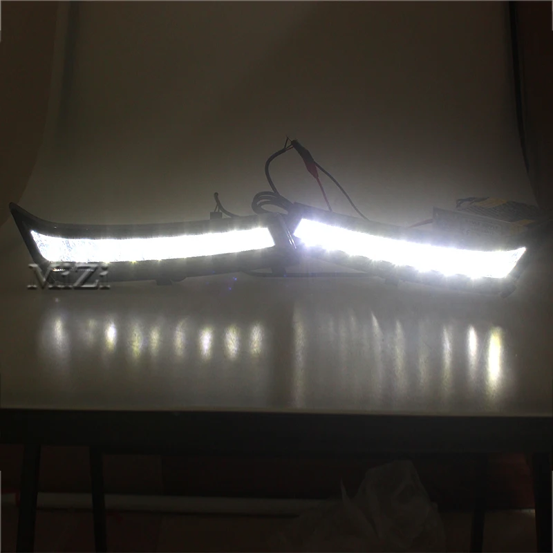 2 шт. DRL светодиодный дневной свет противотуманные лампы для Subaru Forester 2013 светодиодный DRL Габаритные огни сигнальные лампы