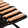 8PCS GOUGE SET CANVAS POCKET STORAGE TOOL BAG ROLL HOLDER WOOD CARVING CHISELS TOOLS 8, 10, 12, 14, 16, 18, 22, 28MM ► Photo 2/6