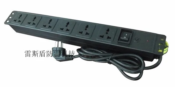 

Dikai Rack-mounted Monitoring Anti-lightning Row Socket Cabinet Type Power Surge Protection DK-220AC10D