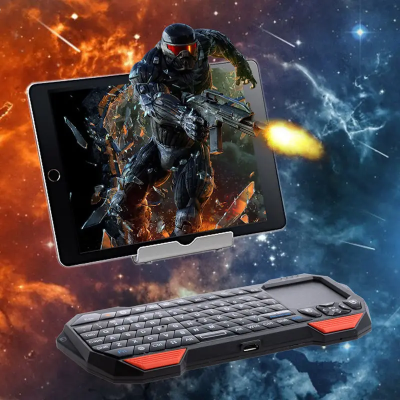 

Mini Bluetooth V3.0 Keyboard With Built-in Touchpad For PC Laptop Phone TV Perfect Bluetooth Gaming Keyboard