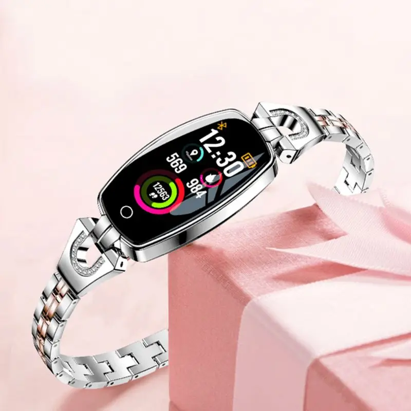 OOTDTY 2019 New H8 Women Smart Band fitness Bracelet Heart Rate Blood Pressure Measurement Tracker Fitness Health Smart Bracelet OOTDTY 2019 New H8 Women Smart Band fitness Bracelet Heart Rate Blood Pressure Measurement Tracker Fitness Health Smart Bracelet