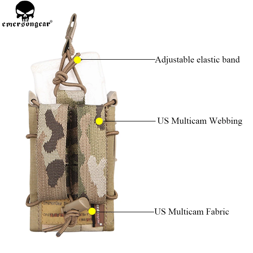 Emersongear Тактический одиночный винтовка подсумок Военная армии Охота утилита Молл
