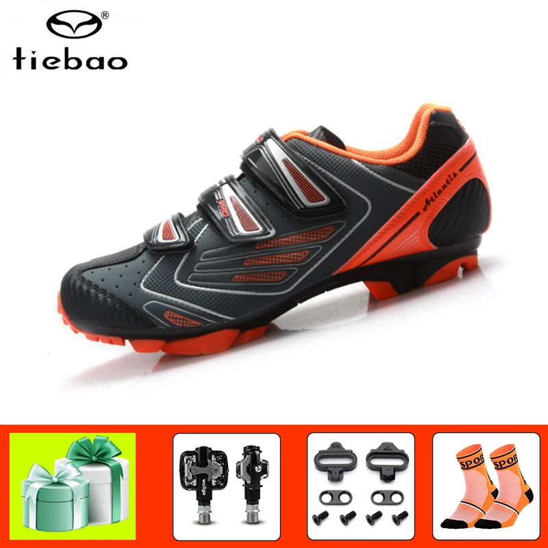

Tiebao sapatilha ciclismo mtb cycling shoes 2019 SPD Pedals self-locking breathable outdoor mountain bike shoes mtb sneakers