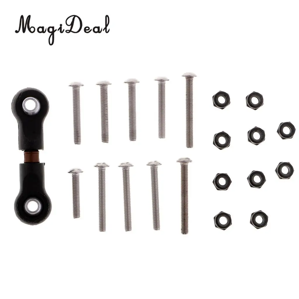 5pcs Aluminum Alloy Turnbuckles Steering Rod Servo Pull Rod Rear Suspension Lever for 1/8 Arrma Kraton 6S RC Car Parts