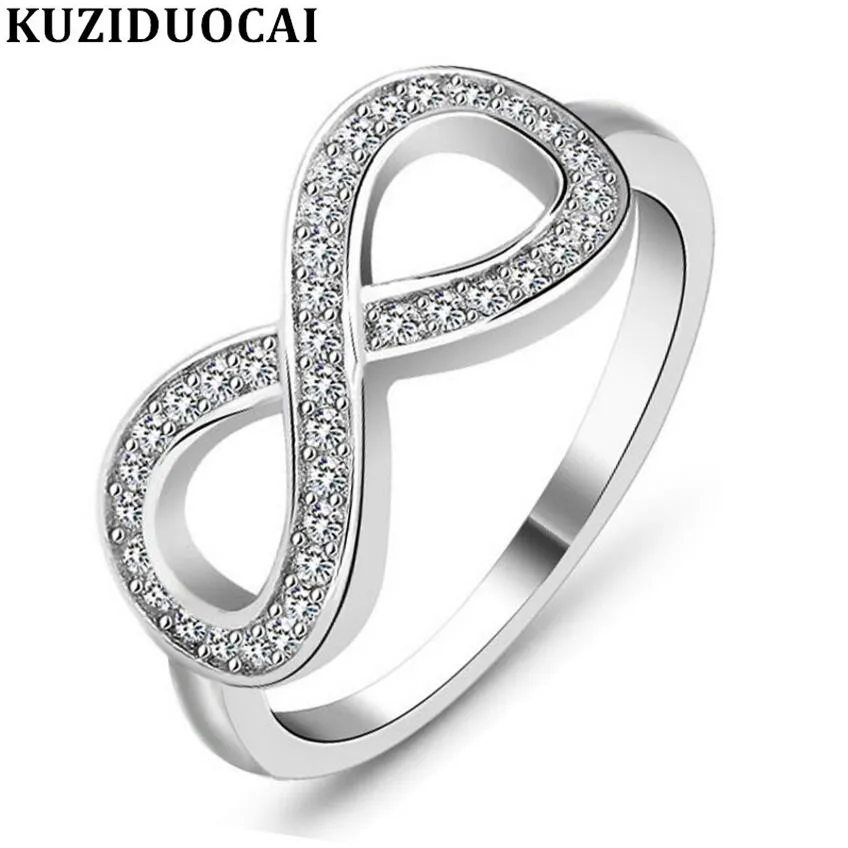 Kuziduocai, новинка, модные ювелирные изделия, неограниченное количество, циркон, нержавеющая сталь, ослепительные, свадебные, вечерние, кольца для женщин, Anillos Mujer, подарки, R-550