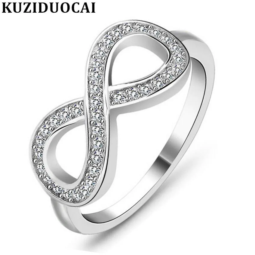Kuziduocai новые модные ювелирные изделия неограниченный Циркон из нержавеющей