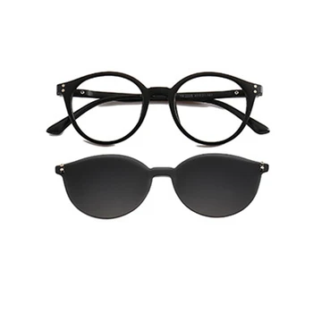 

Polarized Car Night Vision Clip on Driving Glasses Goggles Copper Alloy Sunglasses Auto Accessories
