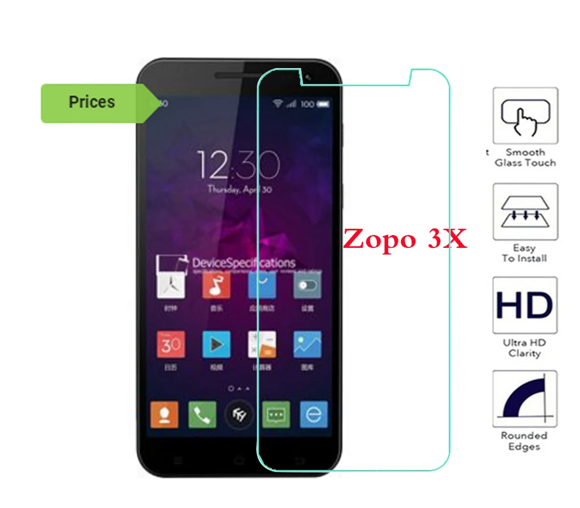 Сверхтонкое закаленное стекло для Zopo Speed 7 Plus 3X ZP999 Pro ZP998 ZP3X защитная пленка экрана