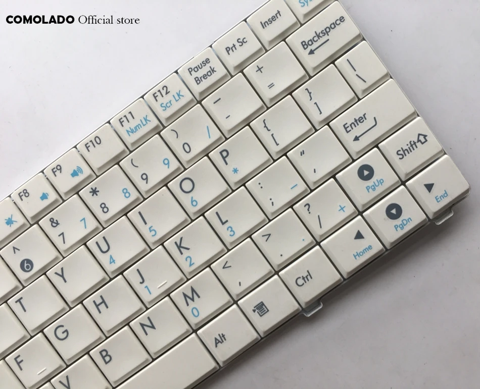 US English Keyboard For Asus 900Ha 900Ax T91 900SD black and white Laptop Keyboard US Layout (4)