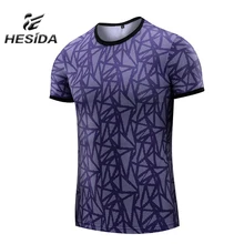 

Rashgard Sport Running T Shirt Men Camouflage Gym Short Sleeve Training T-shirt Quick Dry Fit Sportswear Top Jerseys Sweatshirt