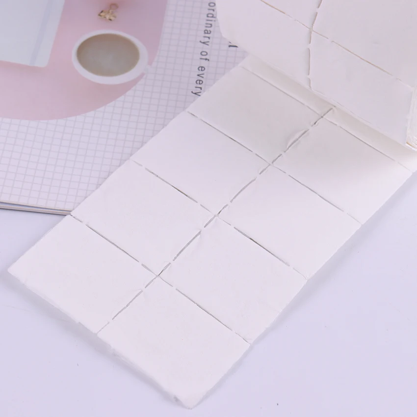500 шт/рулон салфетки для удаления лака для ногтей Чистый хлопок ворс бумажный коврик инструменты для маникюра средство для снятия УФ гель-лака обертывания очиститель