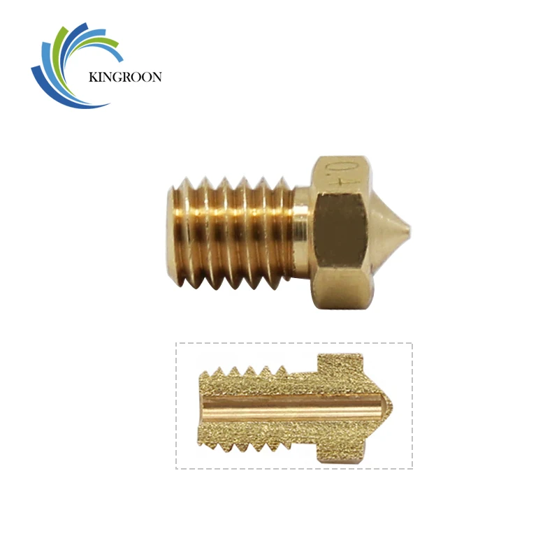 5 шт./лот V5 V6 насадка 0,2 0,25 0,3 мм 0,35 0,4 мм 0,5 0,6 0,8 1,0 части меди 1,75 мм нити M6 латунные 3D принтер запчасти