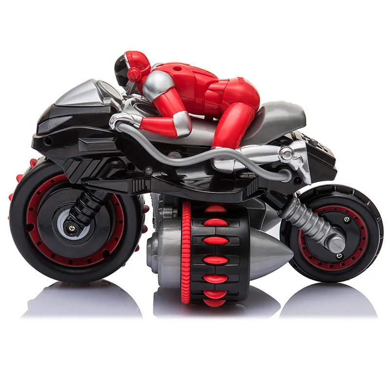 2,4 г 360 градусов вращающийся Дрифт трюк сушильный автомобиль Rc Мотоцикл скрепляющий мотоцикл игрушка с светильник для мальчиков Игрушки с дистанционным управлением