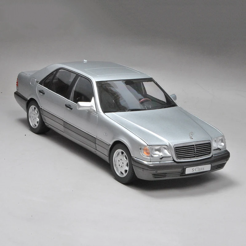 

1:18 Alloy 1990 Benz S600 W140 Car Model Of Children's Toy Cars Original Authorized Authentic Kids Toys