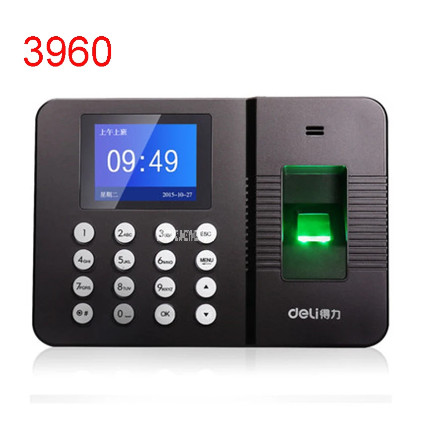3960 fingerprint attendance punch card machine fingerprint to work