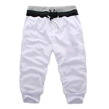 Обшитые мужские Шорты повседневные однотонные шорты на шнурке пляжные шорты в повседневном стиле мужские шорты с завязками на талии прямые шорты Лидер продаж 8J0572