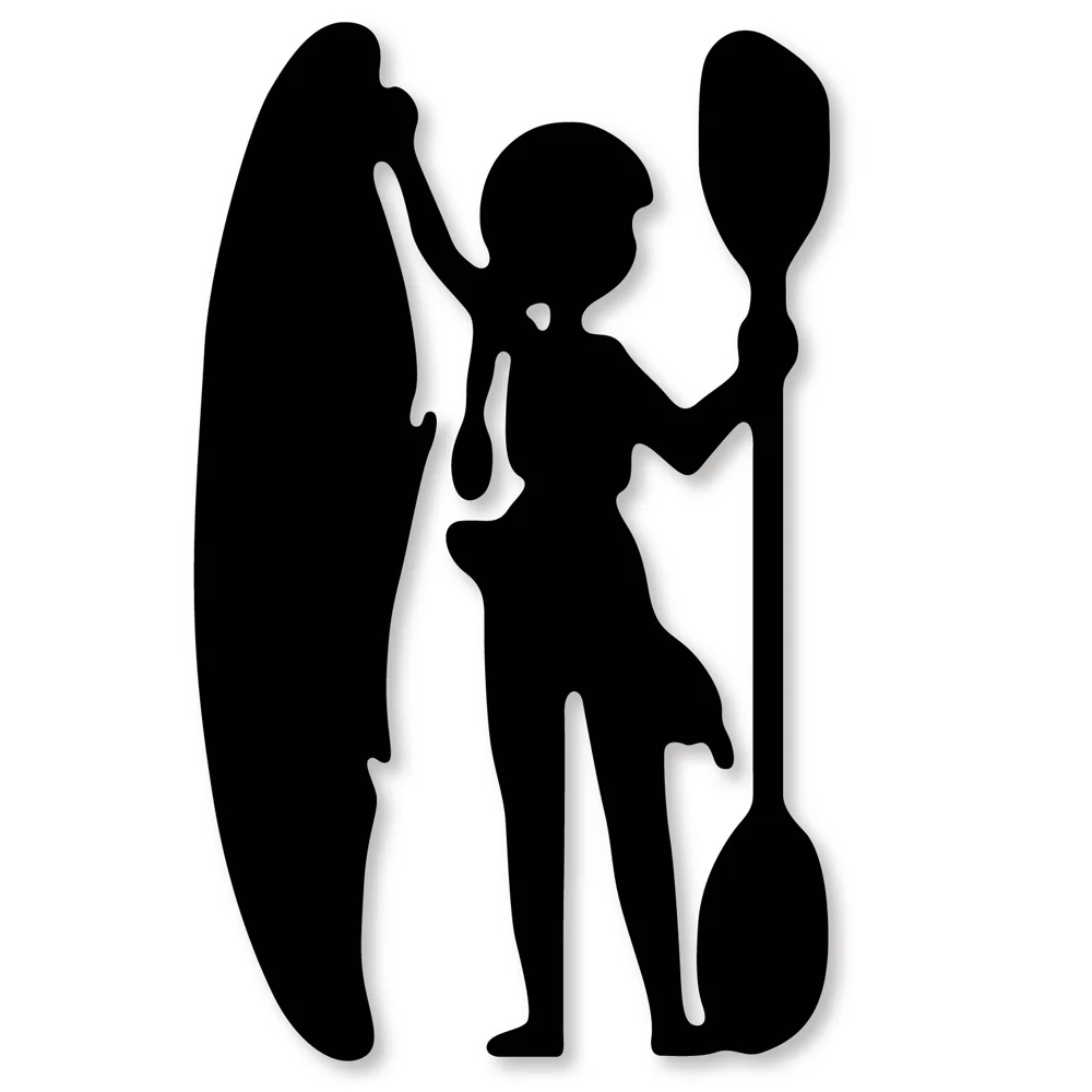 

Girl paddling Metal Cutting Dies Stencils for DIY Scrapbooking Card Making 2019 new design embossing craft die
