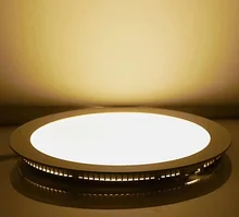 new panel Led Panel Downlight 3w 4w 6w 9w 12w 15w 18w Round Ceiling Recessed Light Ac85-265v Panel Light Smd2835