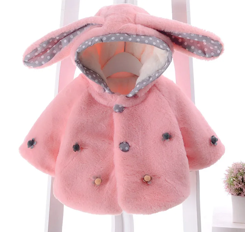 Christmas Baby Children Clothing Girl Infant Winter Warm Coat Cloak