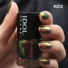 Idol color 10 мл голографический лак для ногтей Быстросохнущий голографический с голографическим блеском лак для ногтей эффект лаковой голограммы лак для ногтей