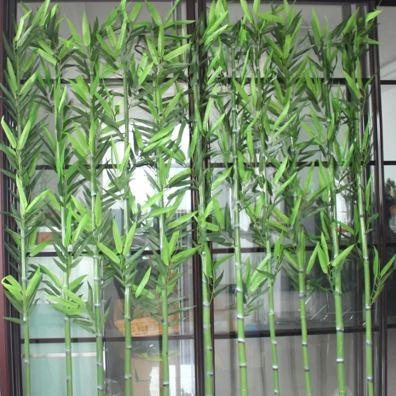 Artificial bamboo screen partition entranceway decoration on Aliexpress