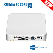Мини-ПК Core i5 4200U Dual Core 1.6 ГГц настольный компьютер 8 г памяти mSATA Поддержка Windows10 6 * usb + HDMI HD 4 К