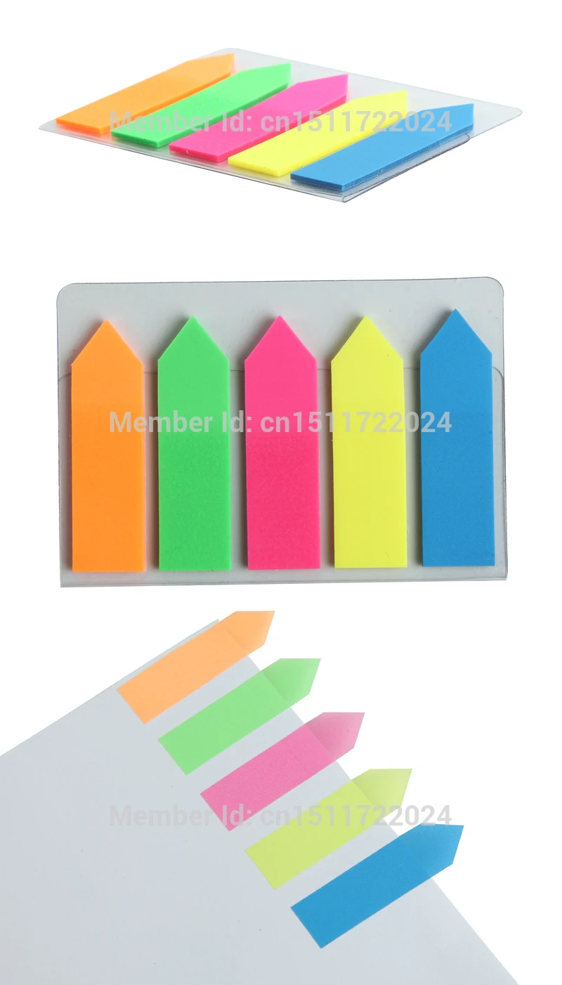 Супер милые, флуоресцентные наклейки этикеток можно повесить, индекс файла флуоресцентная Закладка, цветные этикетки для заметок, канцелярские принадлежности для офиса и школы