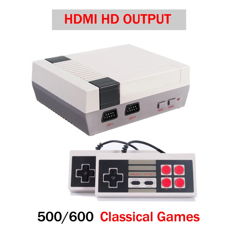 

HD HDMI/AV Output Mini TV Handheld Game Console Video Game Console with 500 Different 8 Bit games Built-in for 4K TV PAL & NTSC