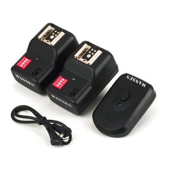 

Wireless 4 Channels Practical Flash Trigger Transmitter With 2 Receivers Set For Nikon For Canon PT-16GY,Best Quality In 2017!