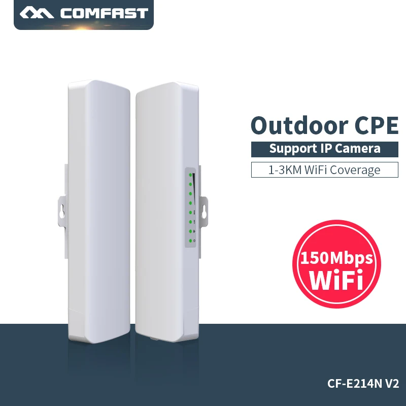 

COMFAST Outdoor CPE WIFI Router 150Mbps Wireless Access Point Routers With POE 14dBi Antenna Nanostation Wireless WIFI Bridge