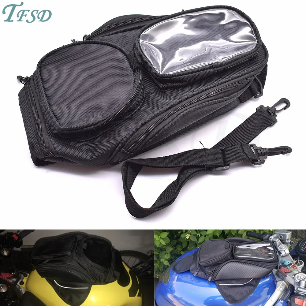 

new waterproof moto fuel tank bag magnetic motorcycle saddle bag backpack mobile phone navigation For Yamaha R6 YZF R1 R6S MT09
