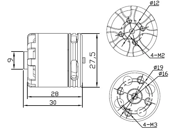 HP2212-1000 motor 1